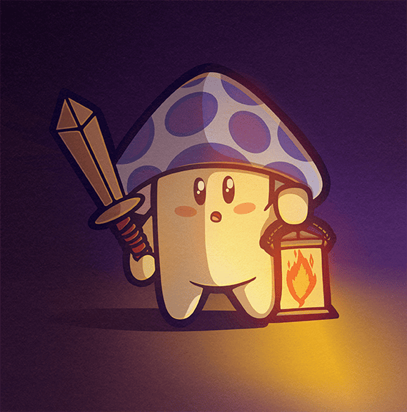 Cute Mushroom adventurer by Mamako