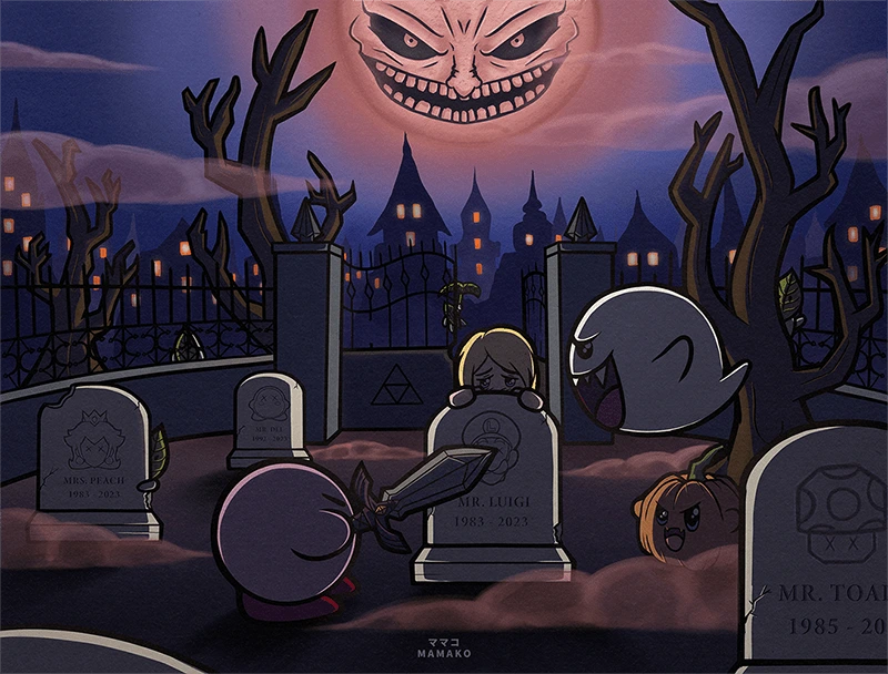 Nintendo Halloween by MamakoArt